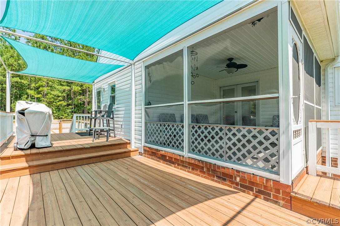 19070 Halifax Road Carson, VA 23830 - Photo 33 of 43 a balcony view with a outdoor space