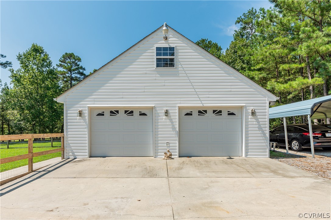 19070 Halifax Road Carson, VA 23830 - Photo 35 of 43 a front view of a house with garage