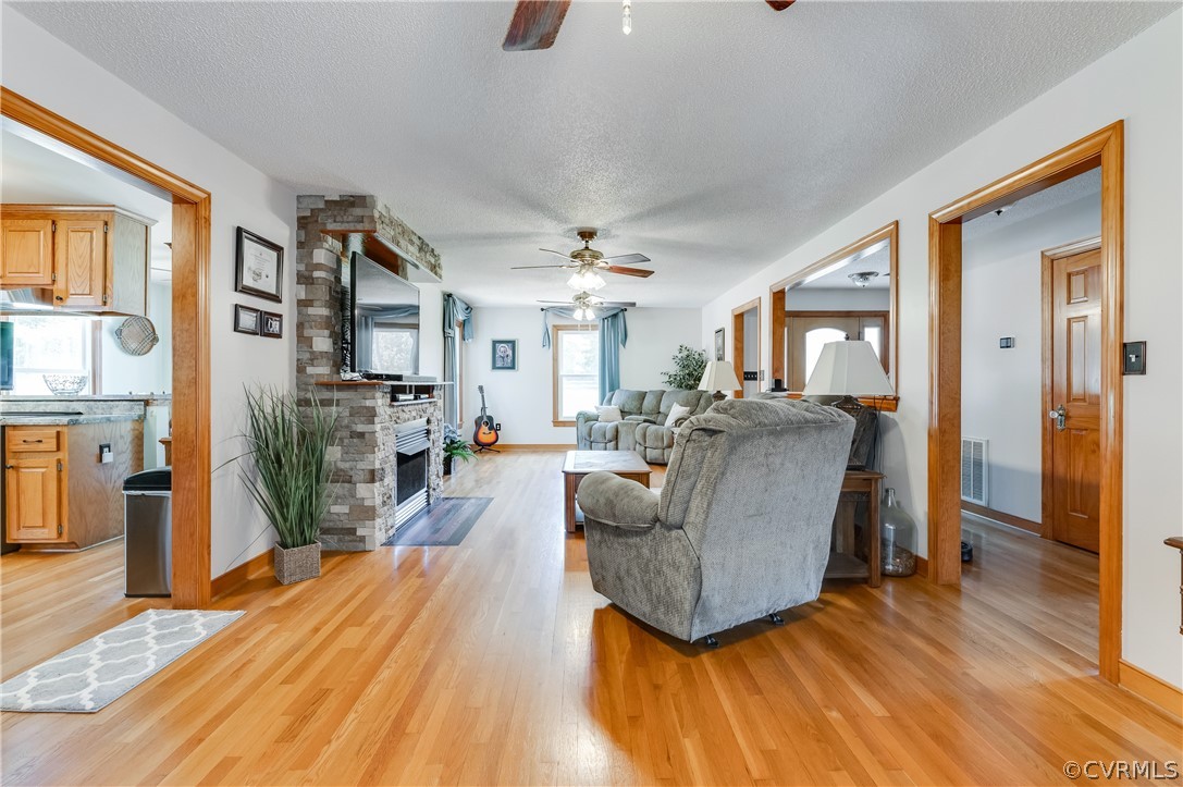 19070 Halifax Road Carson, VA 23830 - Photo 5 of 43 a living room with furniture and a wooden floor