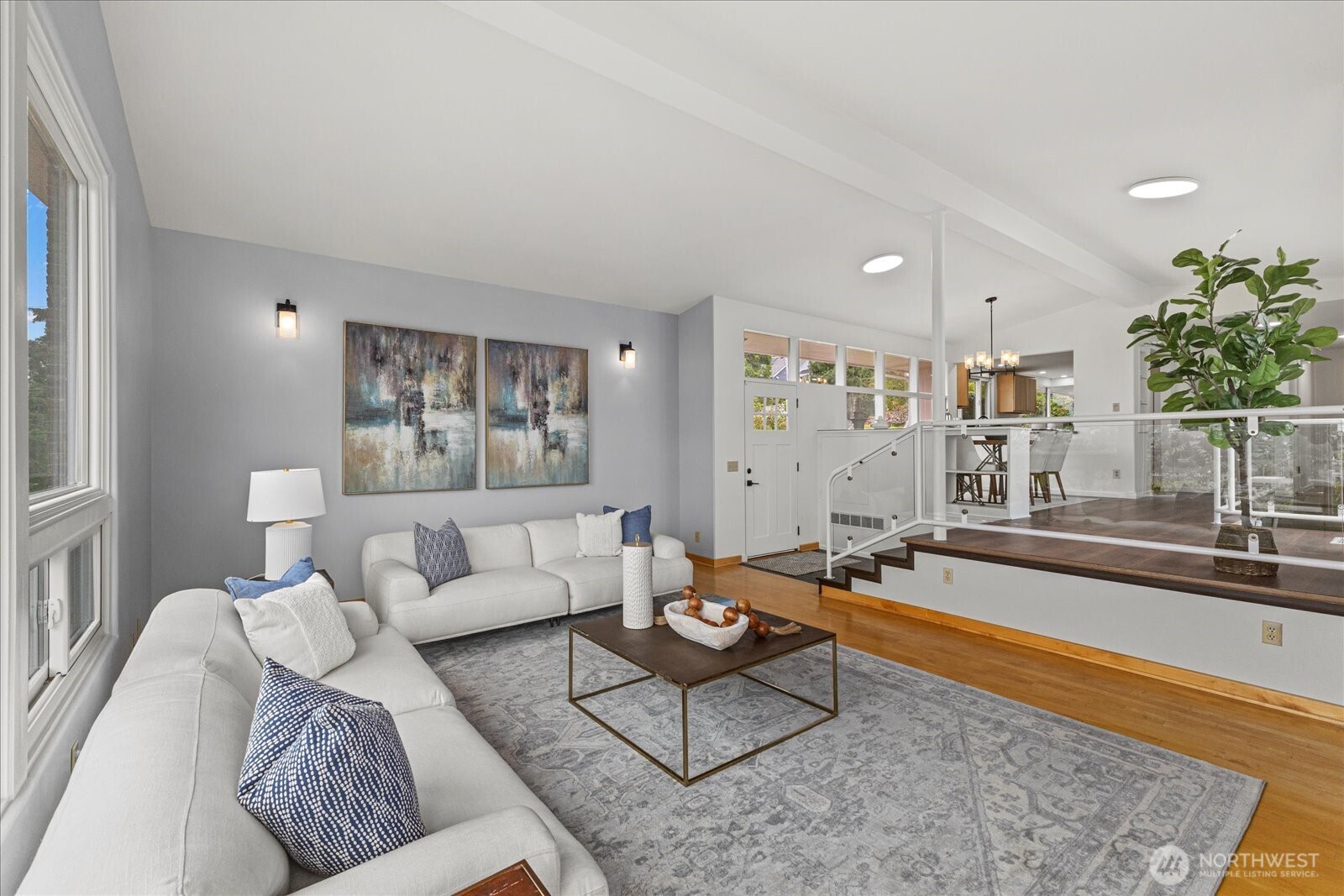 2819 West McGraw Street Seattle, WA 98199 - Photo 17 of 40 a living room with furniture and a rug