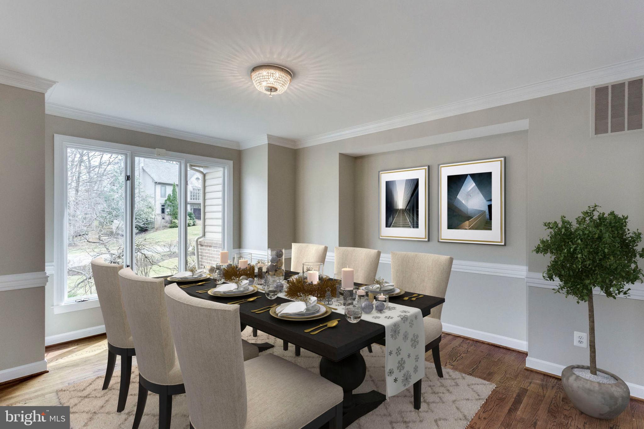 1308 Sawbridge Way Reston, VA 20194 - Photo 15 of 61 Virtual Staging of Formal Dining Room