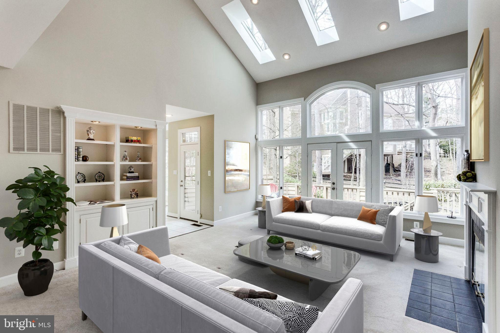 1308 Sawbridge Way Reston, VA 20194 - Photo 17 of 61 Virtual Staging of Family Room