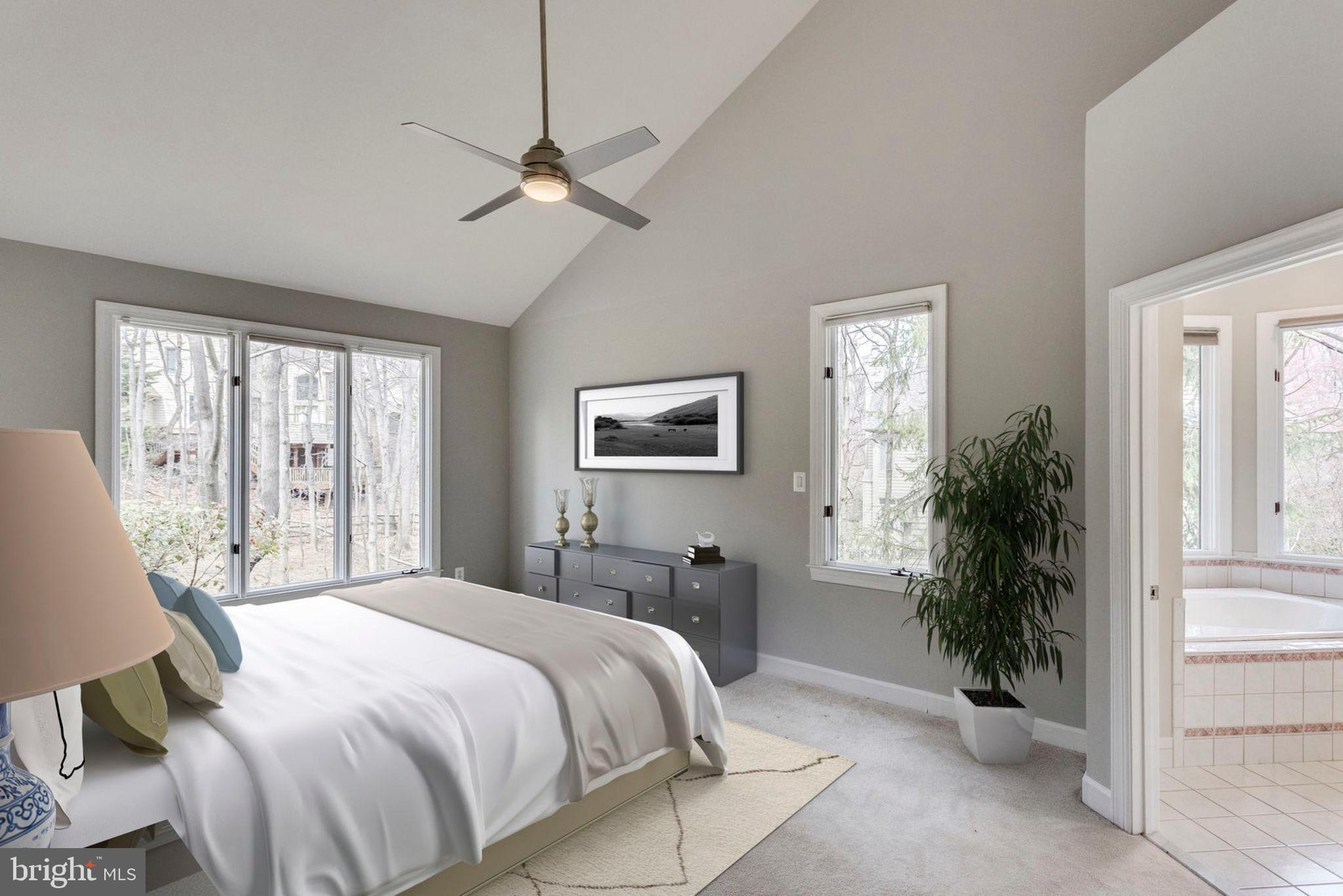 1308 Sawbridge Way Reston, VA 20194 - Photo 29 of 61 Virtual Staging of Master Bedroom