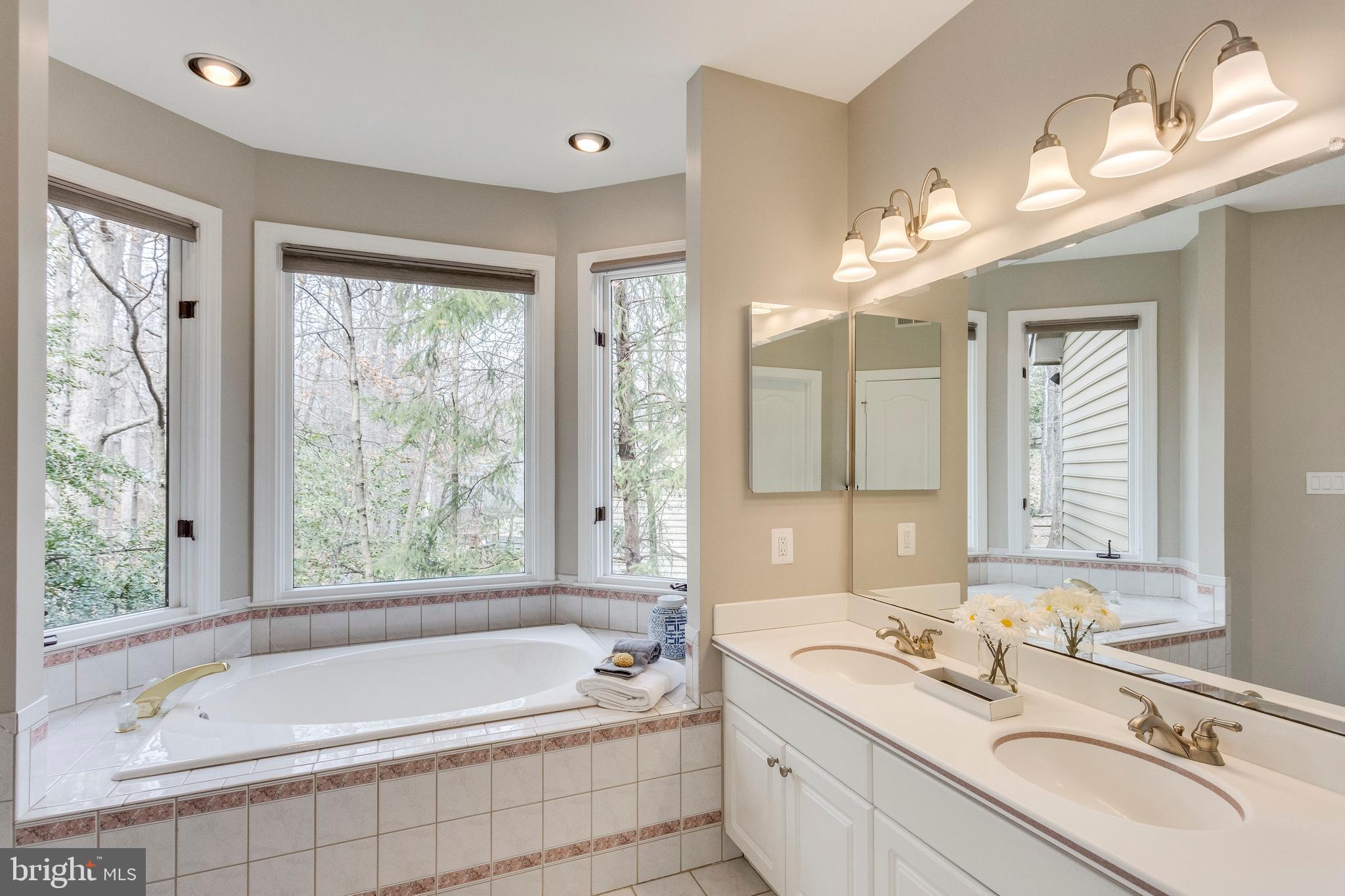 1308 Sawbridge Way Reston, VA 20194 - Photo 31 of 61 Master bath on main with double sinks
