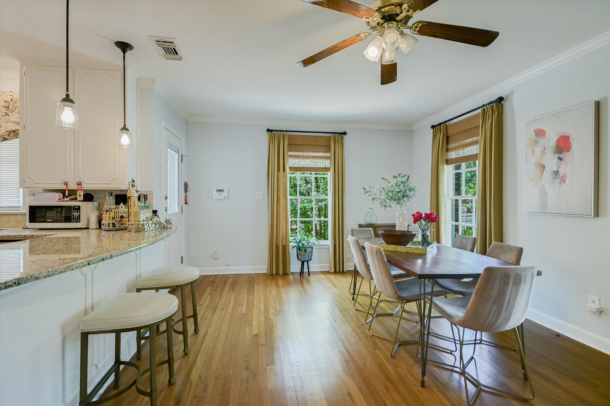 1615 Westover Road Austin, TX 78703 - Photo 5 of 13 The kitchen opens seamlessly to the dining room