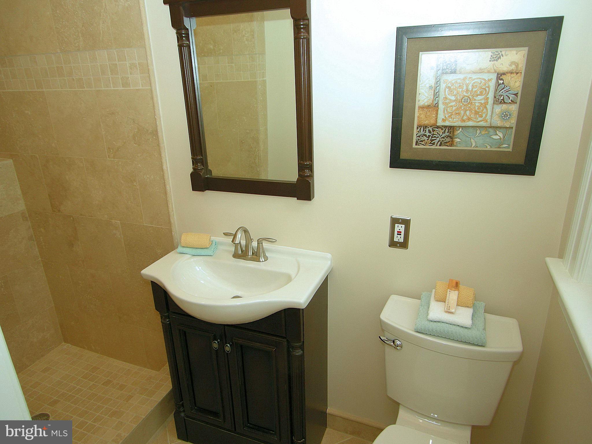 2815 Woodley Road Northwest Washington, DC 20008 - Photo 7 of 25 a bathroom with a sink and a toilet