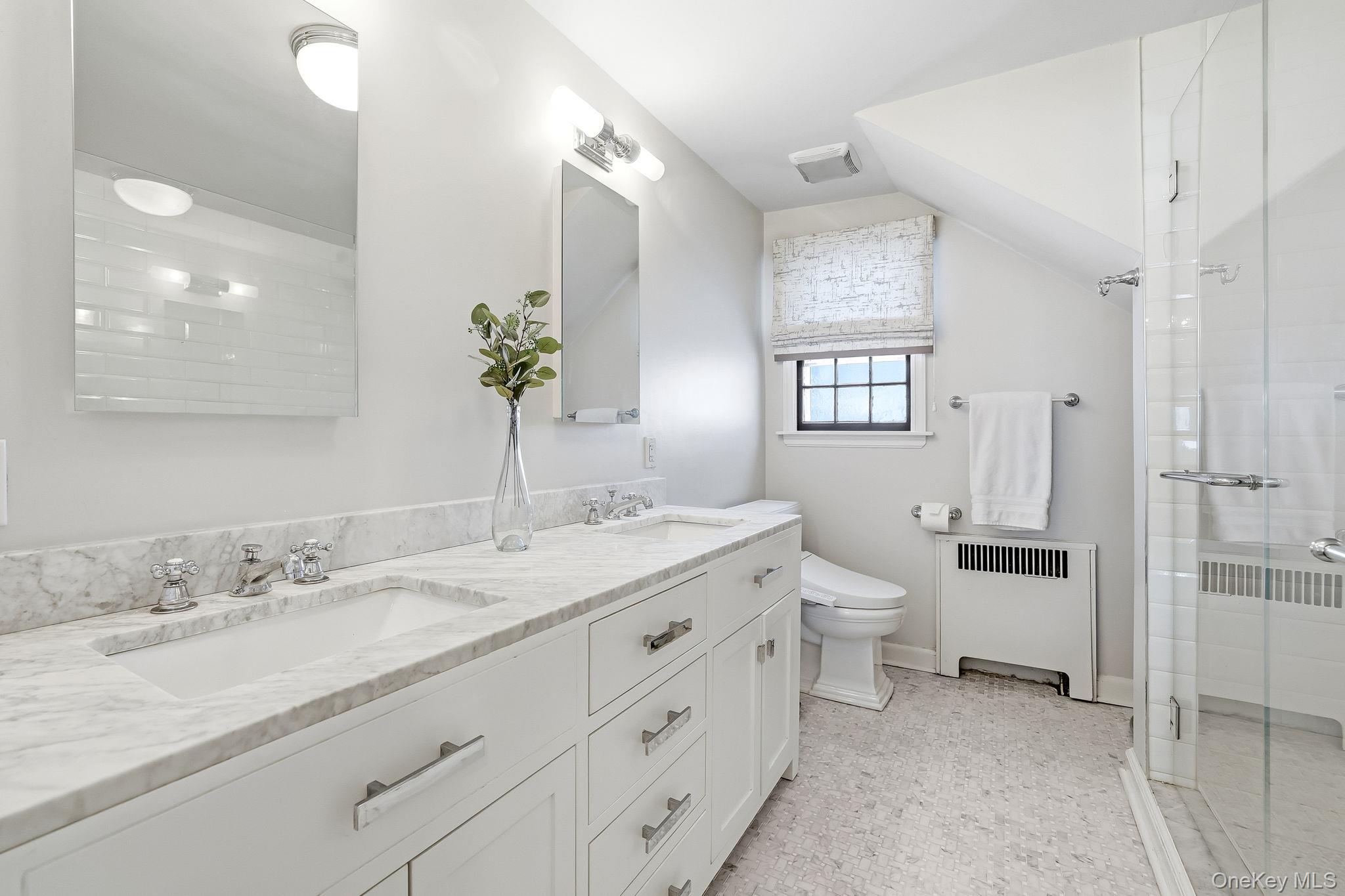 56 Eton Road Bronxville, NY 10708 - Photo 25 of 35 Updated primary bathroom with walk-in shower