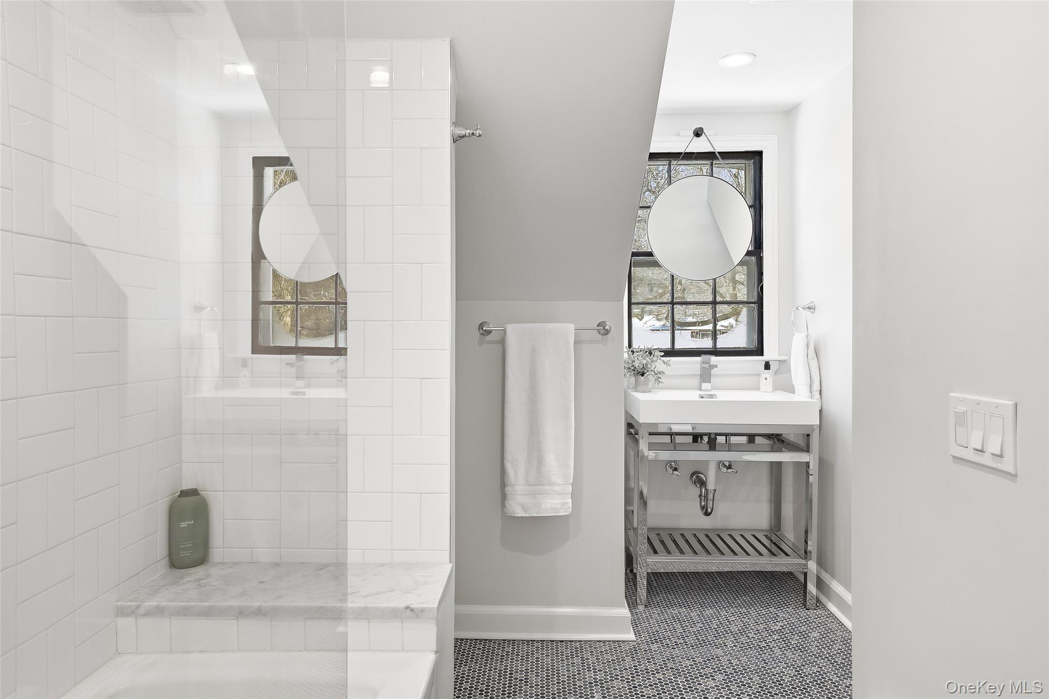 56 Eton Road Bronxville, NY 10708 - Photo 33 of 35 Bright and updated hall bathroom