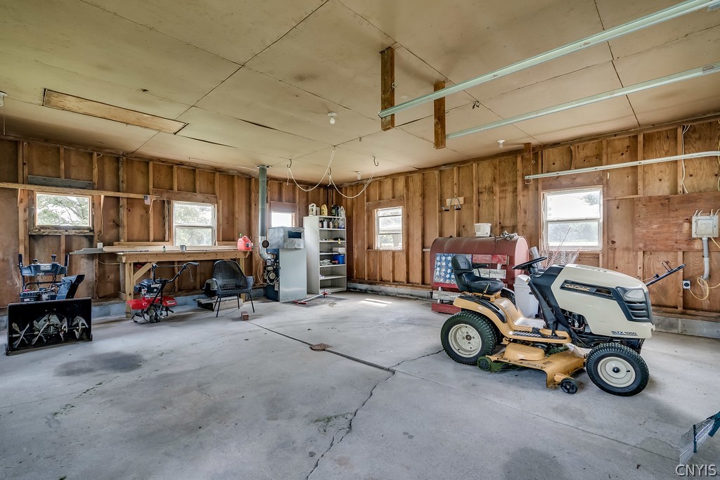 3884 Deer River Road Denmark, NY 13619 - Photo 47 of 47 Interior 2nd garage (Heated!)