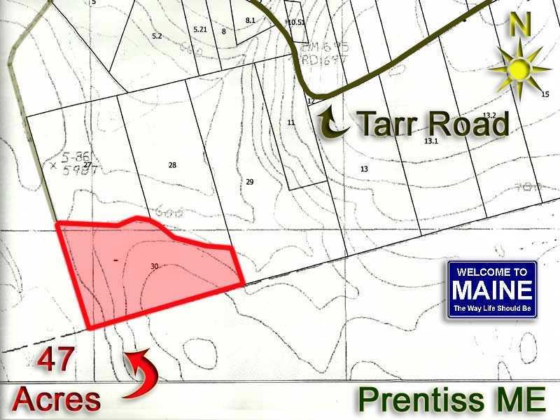 Lot 30 Off Tar Ridge Road Springfield, ME 04487 - Photo 1 of 2 Plat Map.