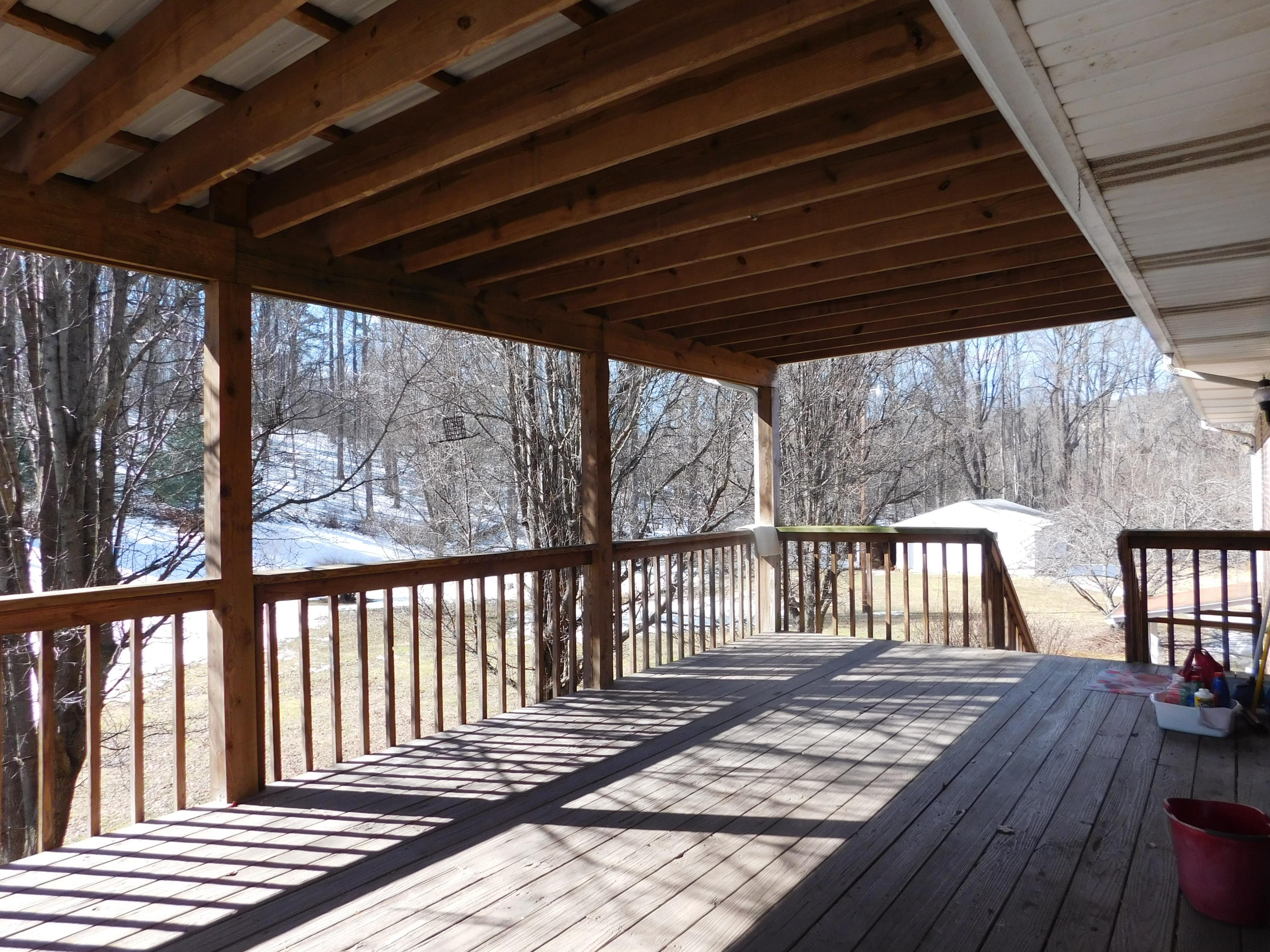 338 Wesley Road Daleville, VA 24083 - Photo 55 of 63 Large Back covered deck