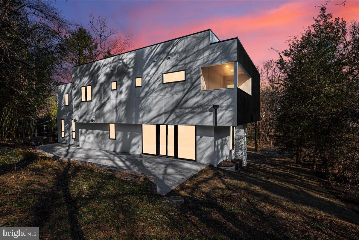 7502 Nevis Road Bethesda, MD 20817 - Photo 66 of 79 BACK VIEW AT NIGHT