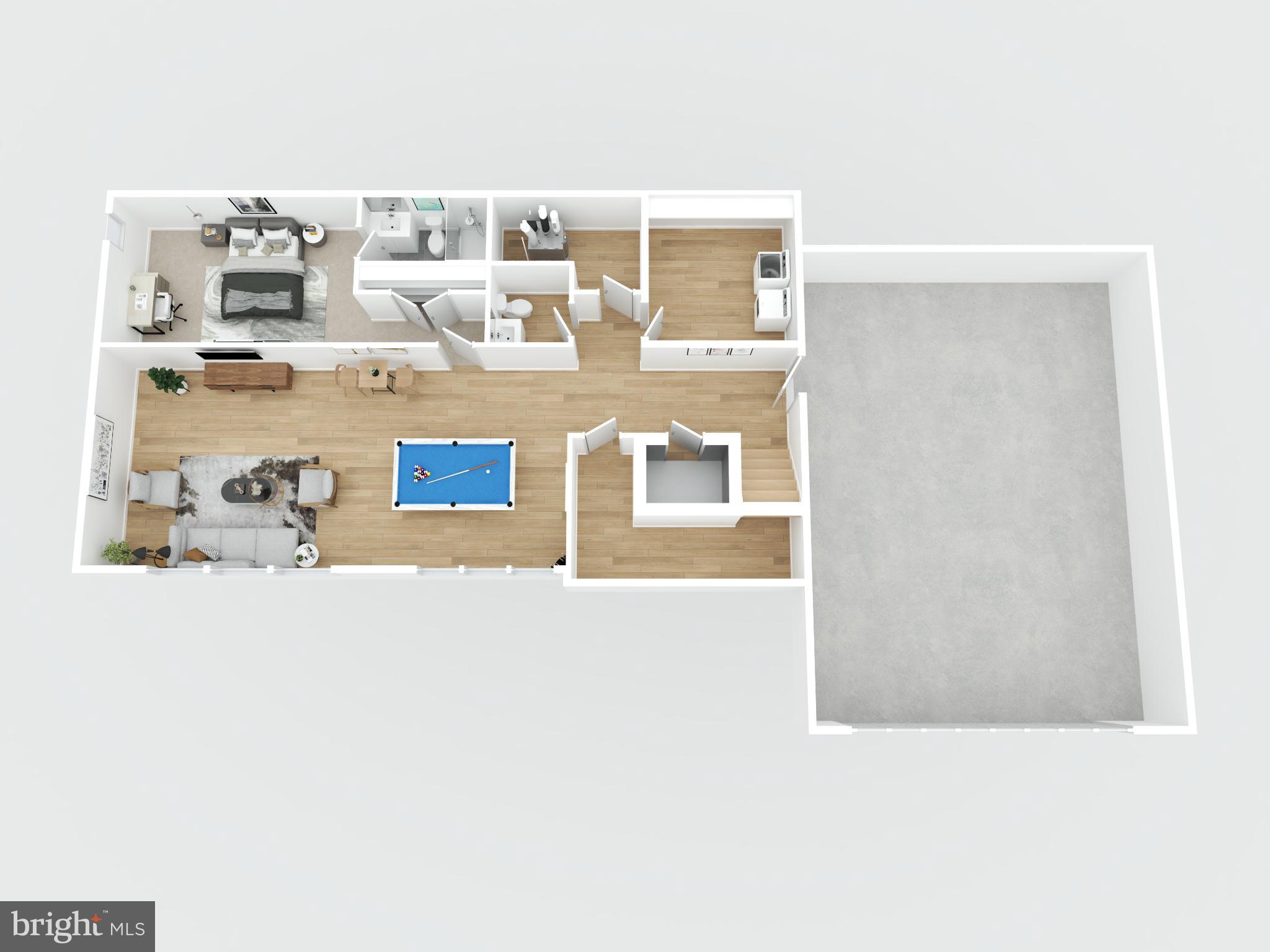 7502 Nevis Road Bethesda, MD 20817 - Photo 83 of 83 Spacious first-floor plan with versatile layout.
