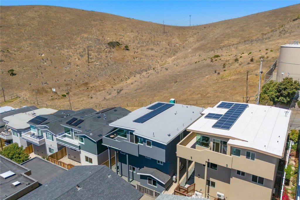 548 Blanca Street Morro Bay, CA 93442 - Photo 50 of 50 an aerial view of a house with a mountain