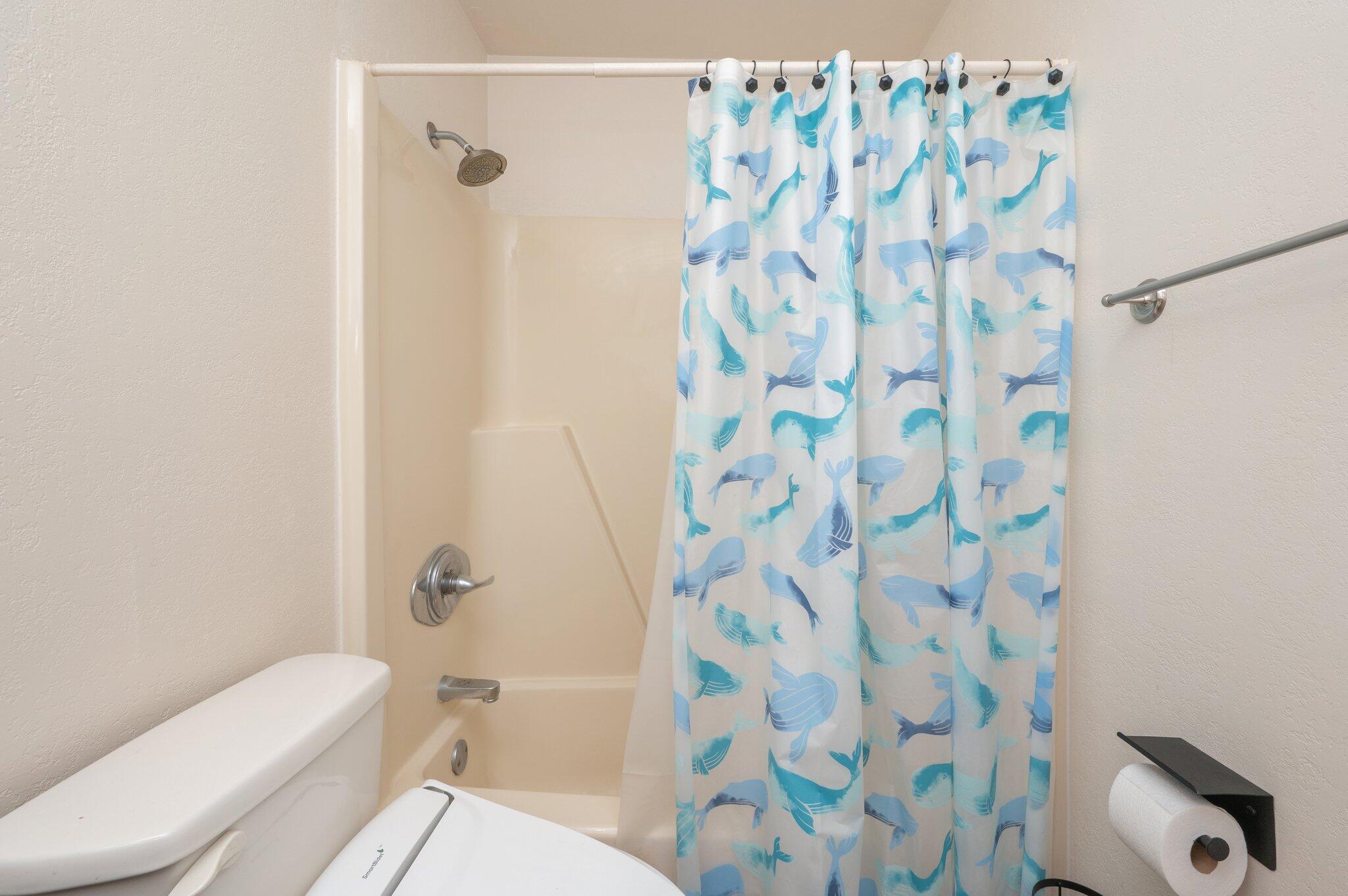 5369 Pecos Pass Gulf Breeze, FL 32563 - Photo 16 of 26 a white toilet and shower curtain