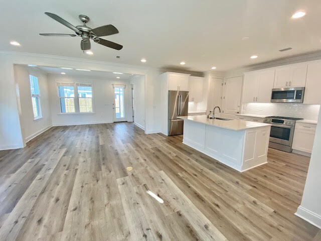 25 Cambium Ct Inlet Beach Inlet Beach, FL 32461 - Photo 2 of 29 a view of kitchen with granite countertop cabinets and outdoor space