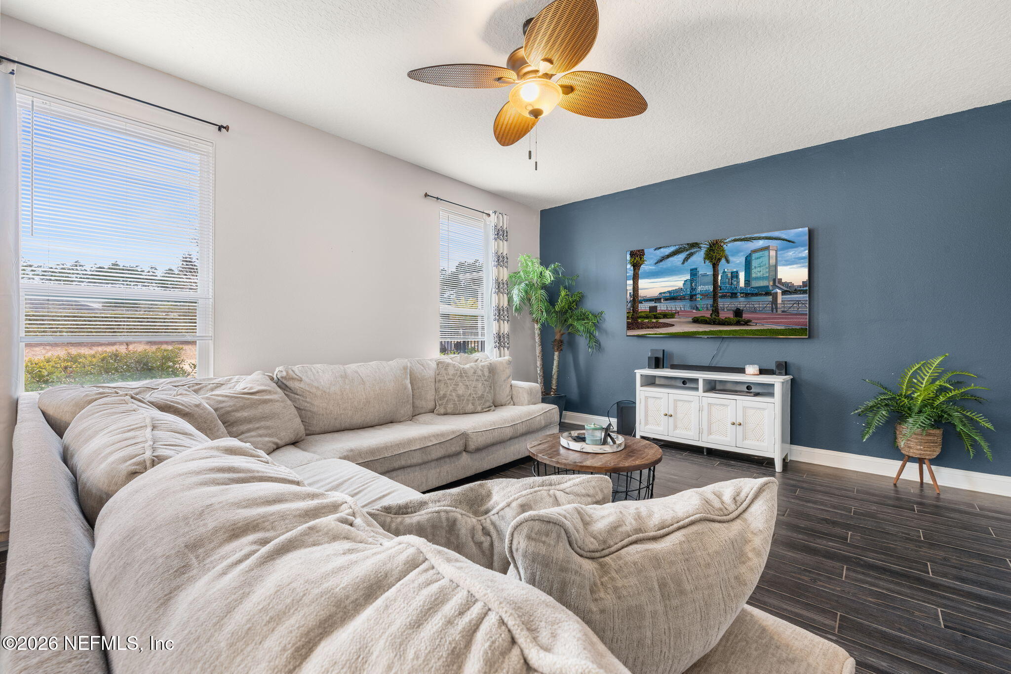 28 Focal Court St. Augustine, FL 32095 - Photo 5 of 54 a living room with furniture and a flat screen tv