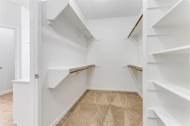 a view of walk in closet