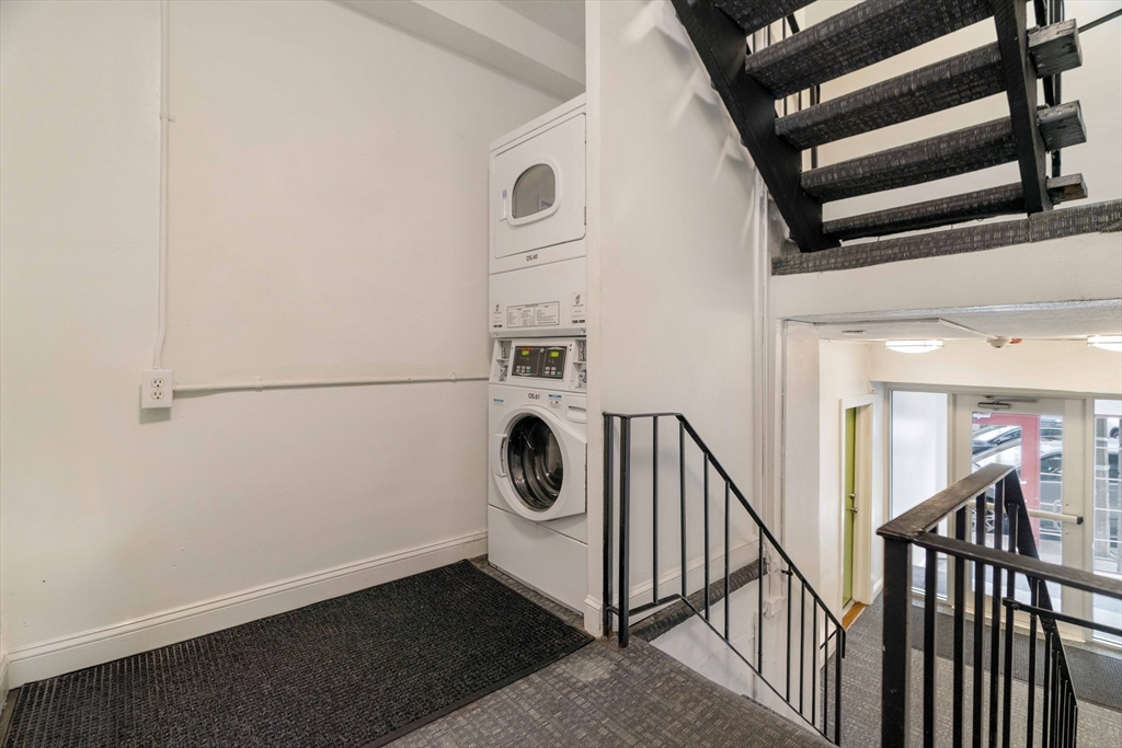 5 North Margin Street, Unit 2 Boston, MA 02113 - Photo 7 of 12 a view of a hallway with entryway wooden floor and front door