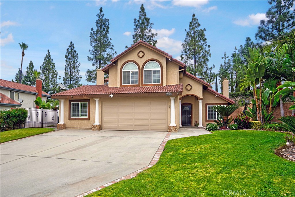 6568 Balzac Circle Riverside, CA 92506 - Photo 2 of 62 Cul-de-sac Canyon Crest location. Roman pillar columns trim the garage and front door. Tons of parking. No HOA here!