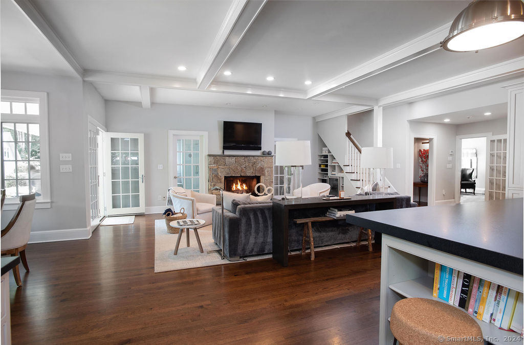 474 Brookside Road Norwalk, CT 06850 - Photo 11 of 40 a view of a dining room with furniture window and wooden floor