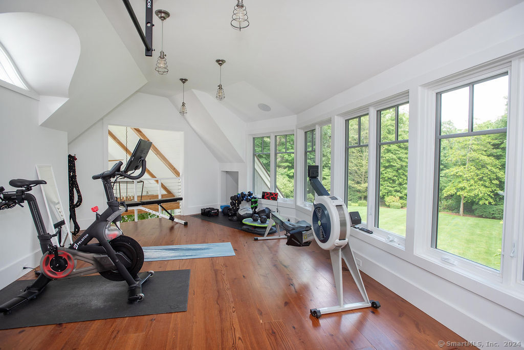 474 Brookside Road Norwalk, CT 06850 - Photo 30 of 40 a view of a room with gym equipment