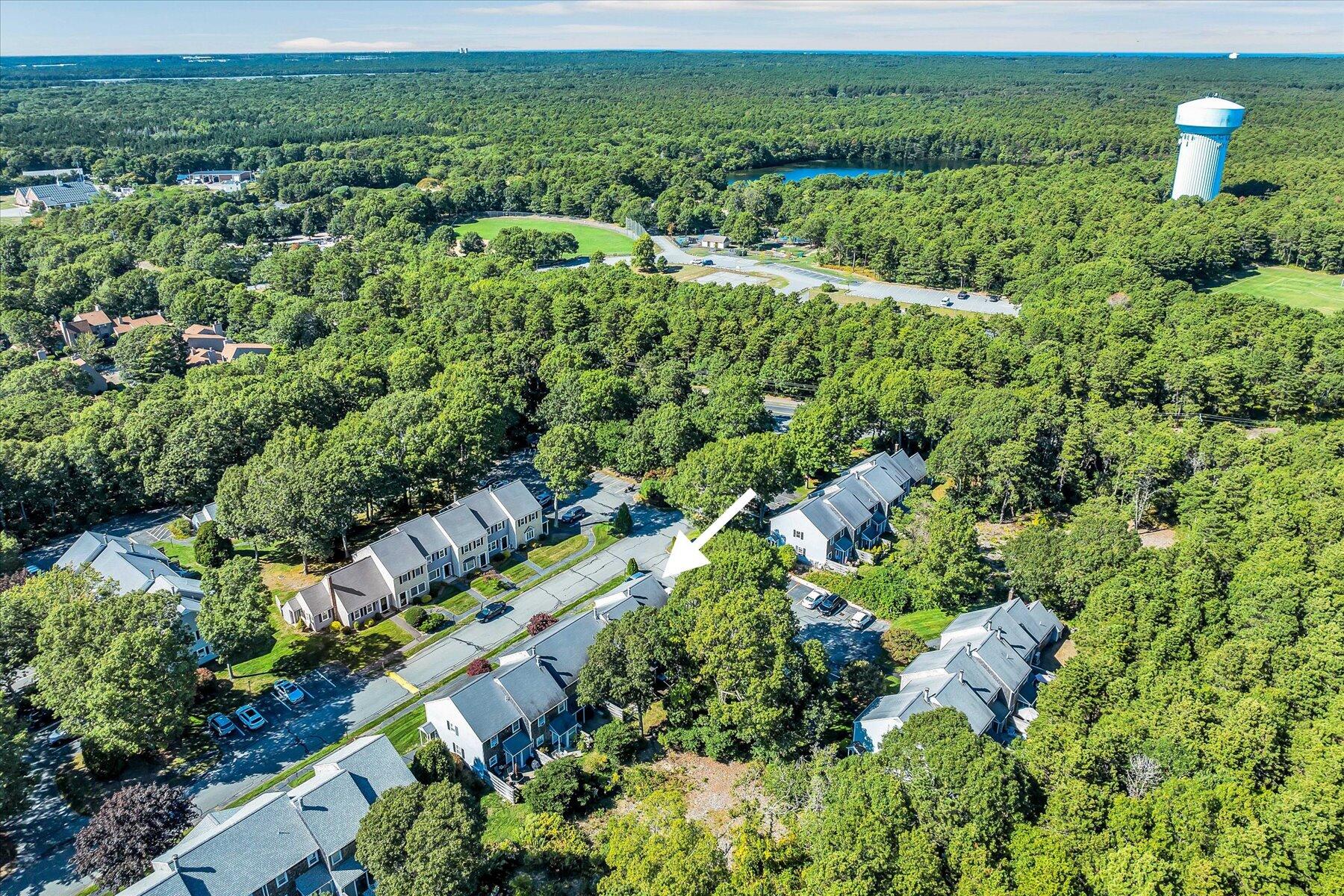 441 Buck Island Road, Unit B1 West Yarmouth, MA 02673 - Photo 3 of 31 an aerial view of a houses with a yard