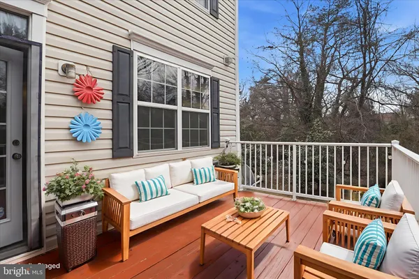 a view of a roof deck