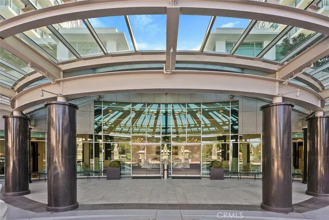 a view of front door