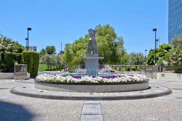 a building with trees in the background