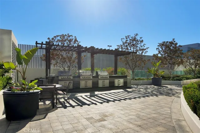 a front view of a building with a street view