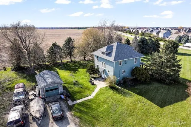 a view of a house with a swimming pool