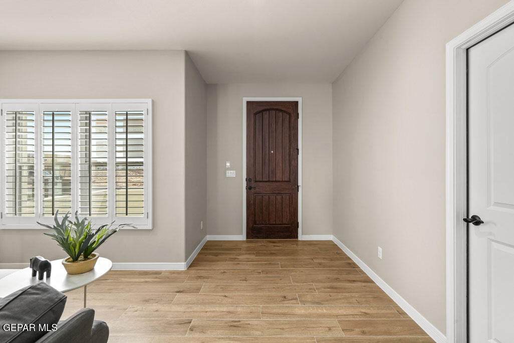 664 Paseo Musical Street El Paso, TX 79928 - Photo 14 of 50 a view of entryway with wooden floor