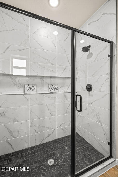 664 Paseo Musical Street El Paso, TX 79928 - Photo 37 of 50 a bathroom with a shower