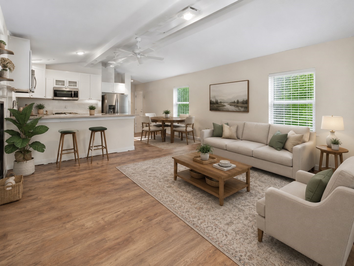 Tenant is mostly moved out but his is what it could look like.
