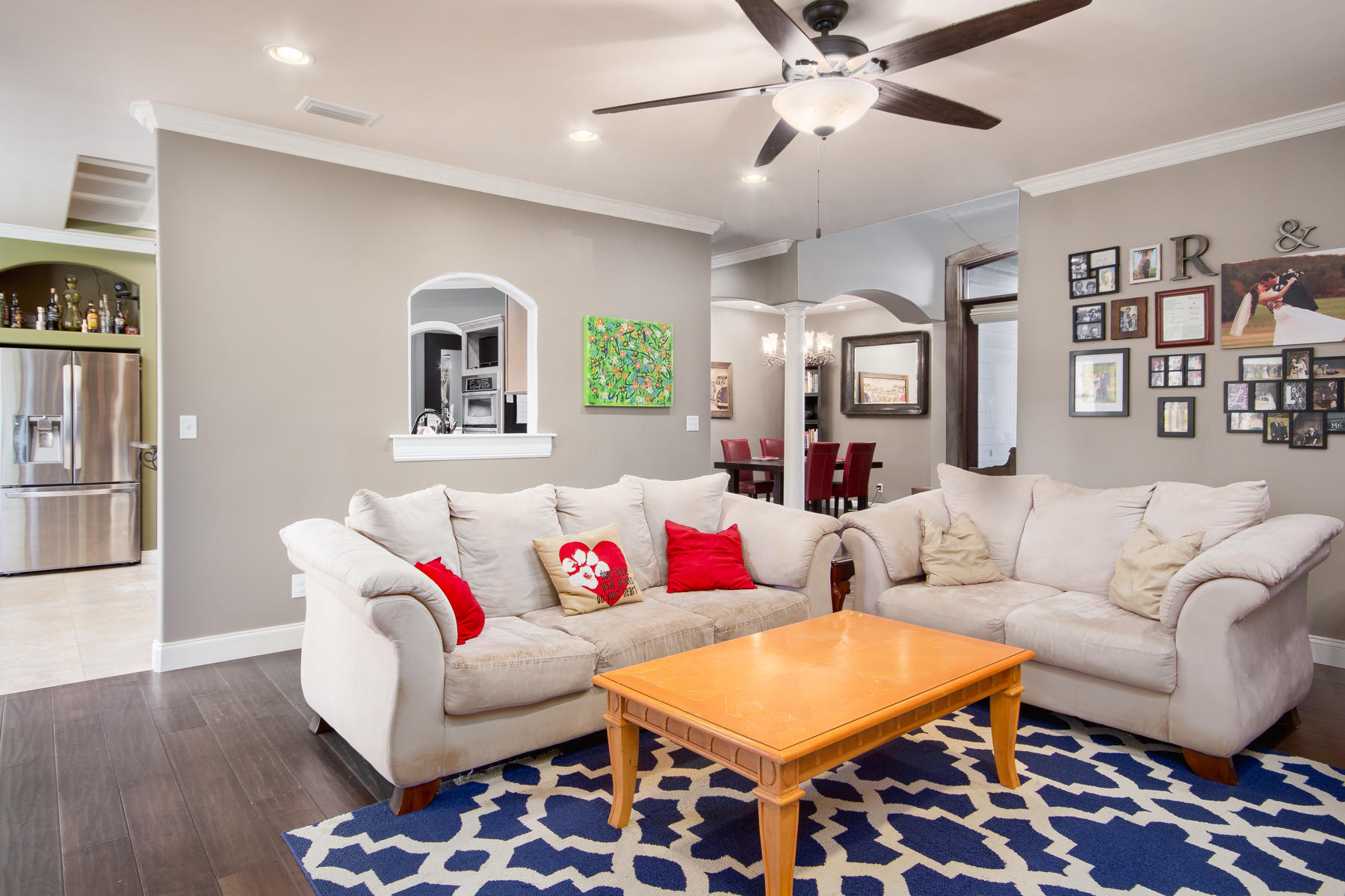 143 Pepper Tree Road Santa Rosa Beach, FL 32459 - Photo 7 of 28 a living room with furniture and wooden floor