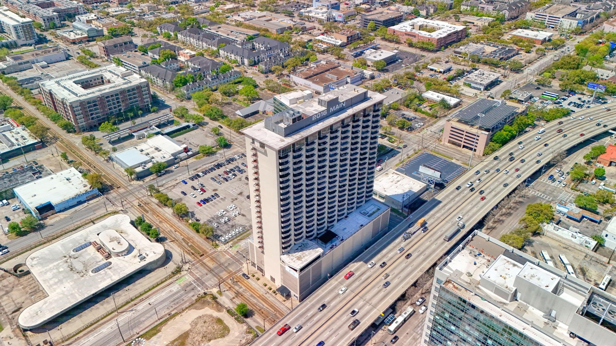 2016 Main Street, Unit 1502 Houston, TX 77002 - Photo 20 of 20 an aerial view of a city