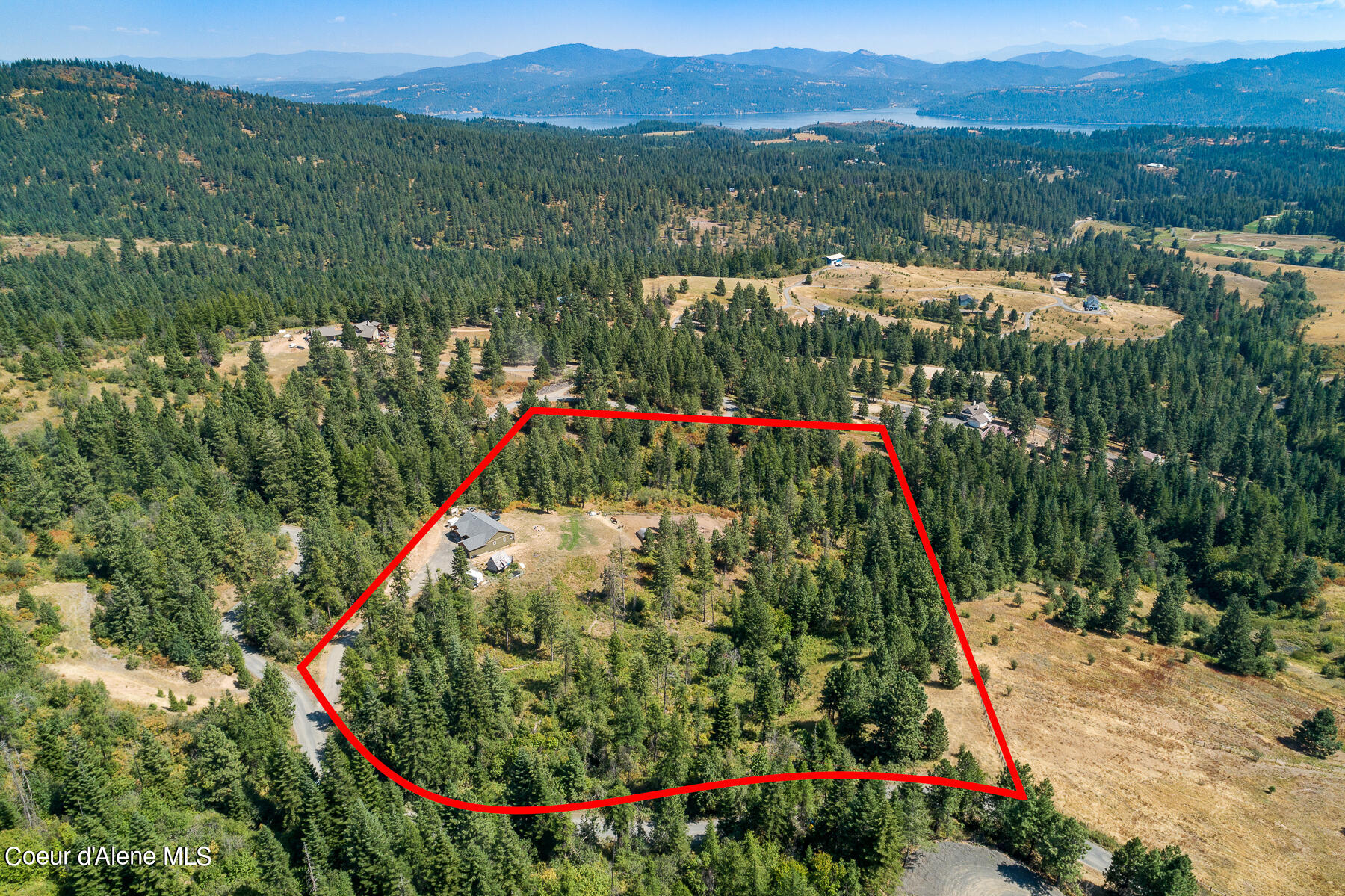 14022 West Bellgrove Road Coeur D'Alene, ID 83814 - Photo 27 of 31 Aerial_14022SBellgroveRd-8_Outlined