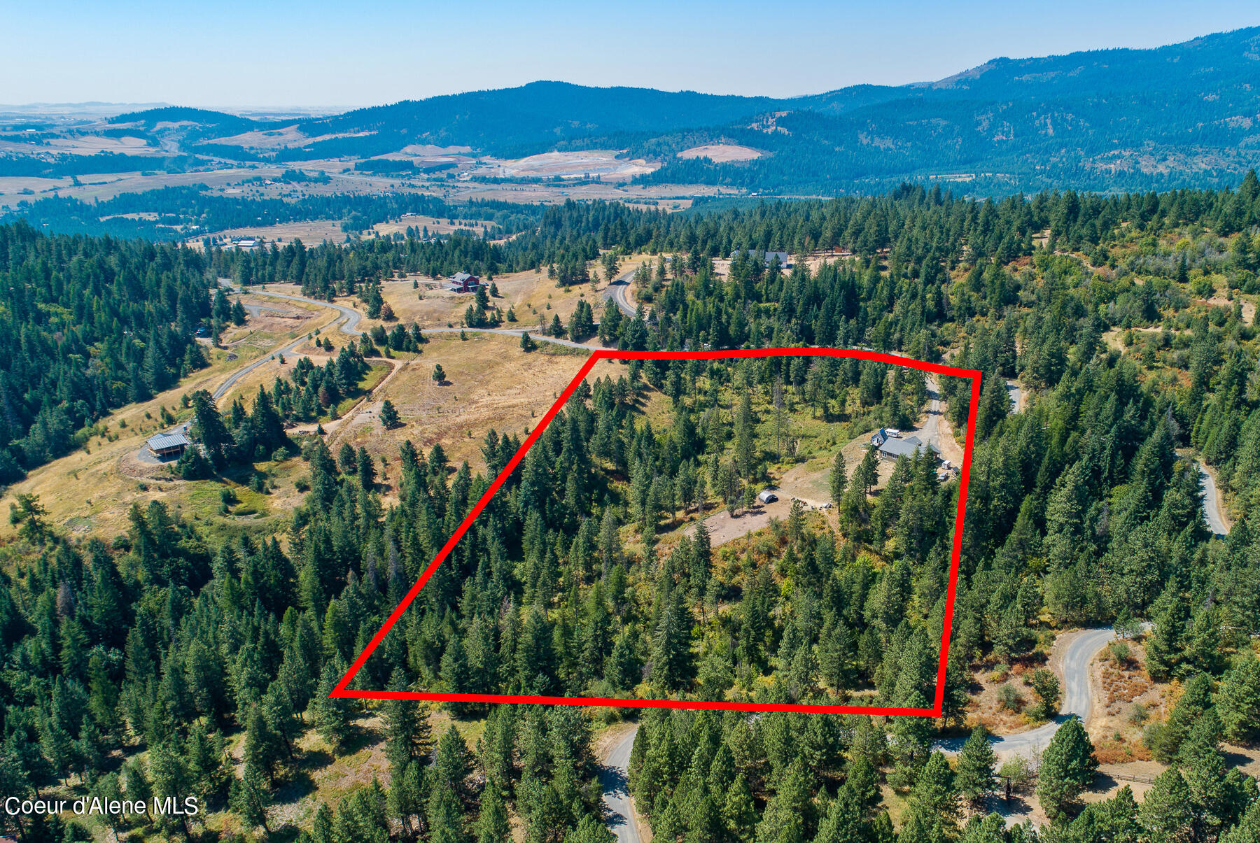 14022 West Bellgrove Road Coeur D'Alene, ID 83814 - Photo 30 of 31 Aerial_14022SBellgroveRd-10_Outlined