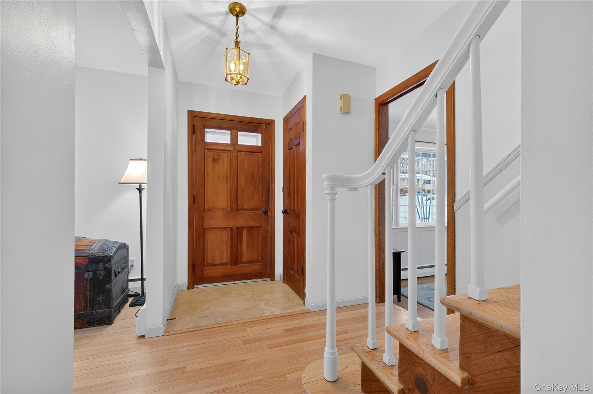 22 Hatfield Road Mahopac, NY 10541 - Photo 3 of 46 Entrance hall with rich hardwood floors on display.