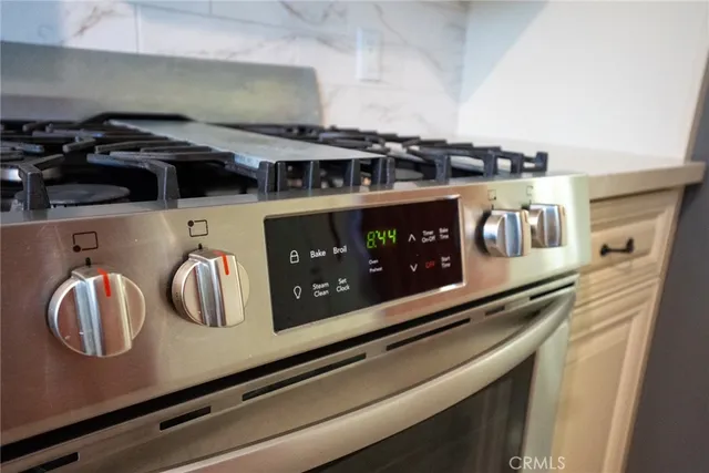 a close view of stove