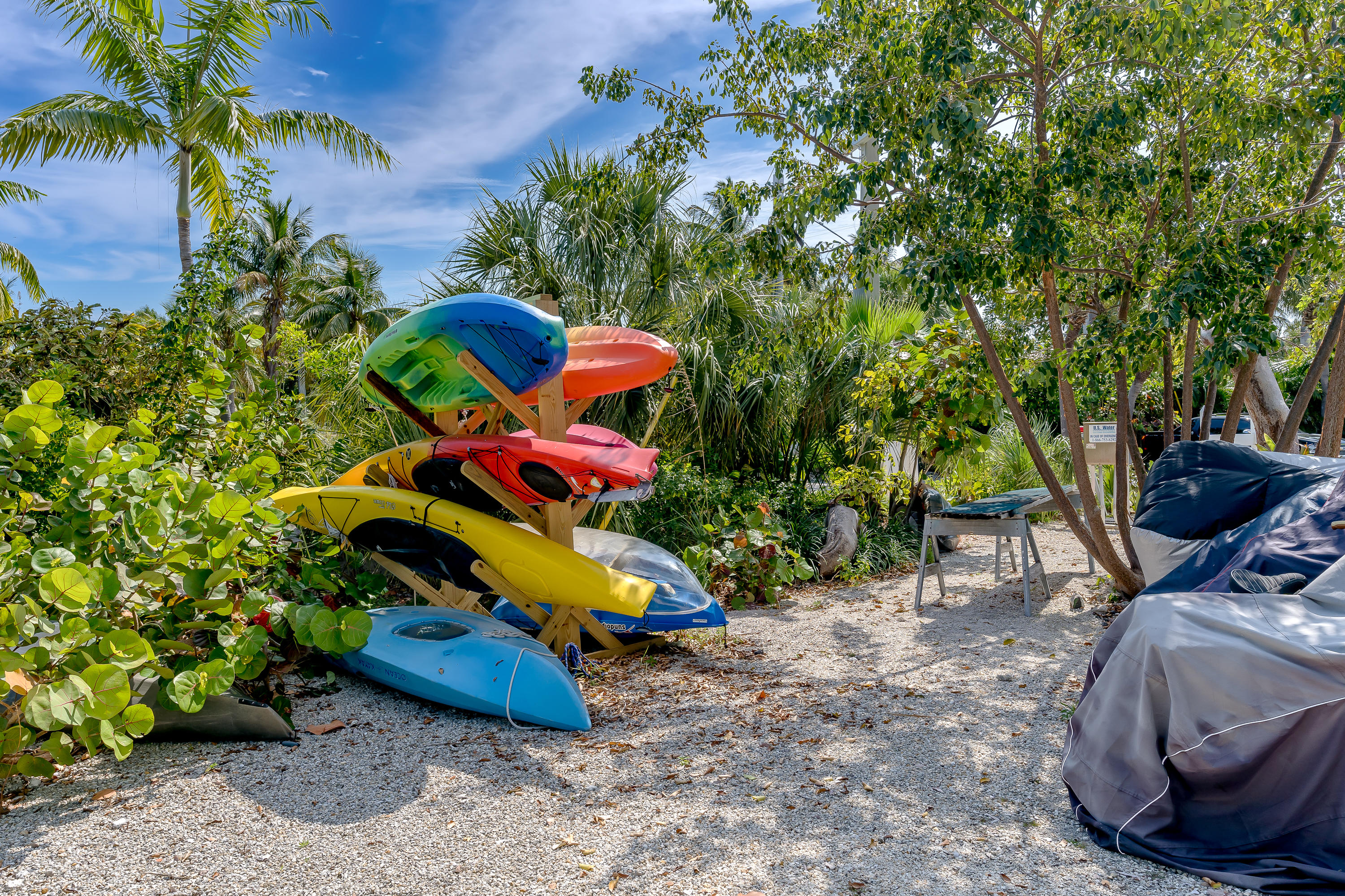 2000 Coco Plum Drive, Unit 203 Marathon, FL 33050 - Photo 23 of 44 Kayak & Bike Storage