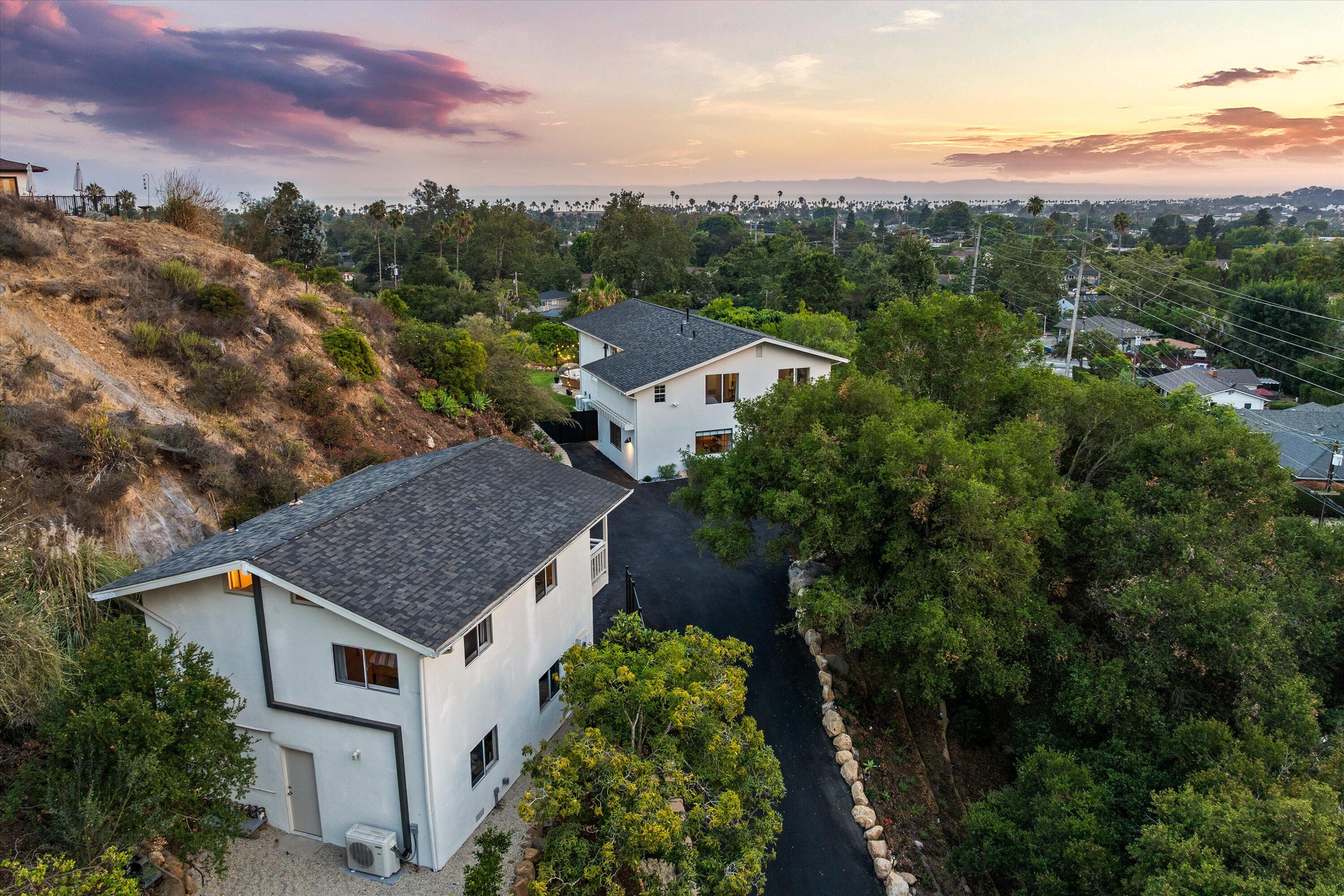 1378 Sycamore Canyon Road Santa Barbara, CA 93108 - Photo 46 of 46 Aerial View