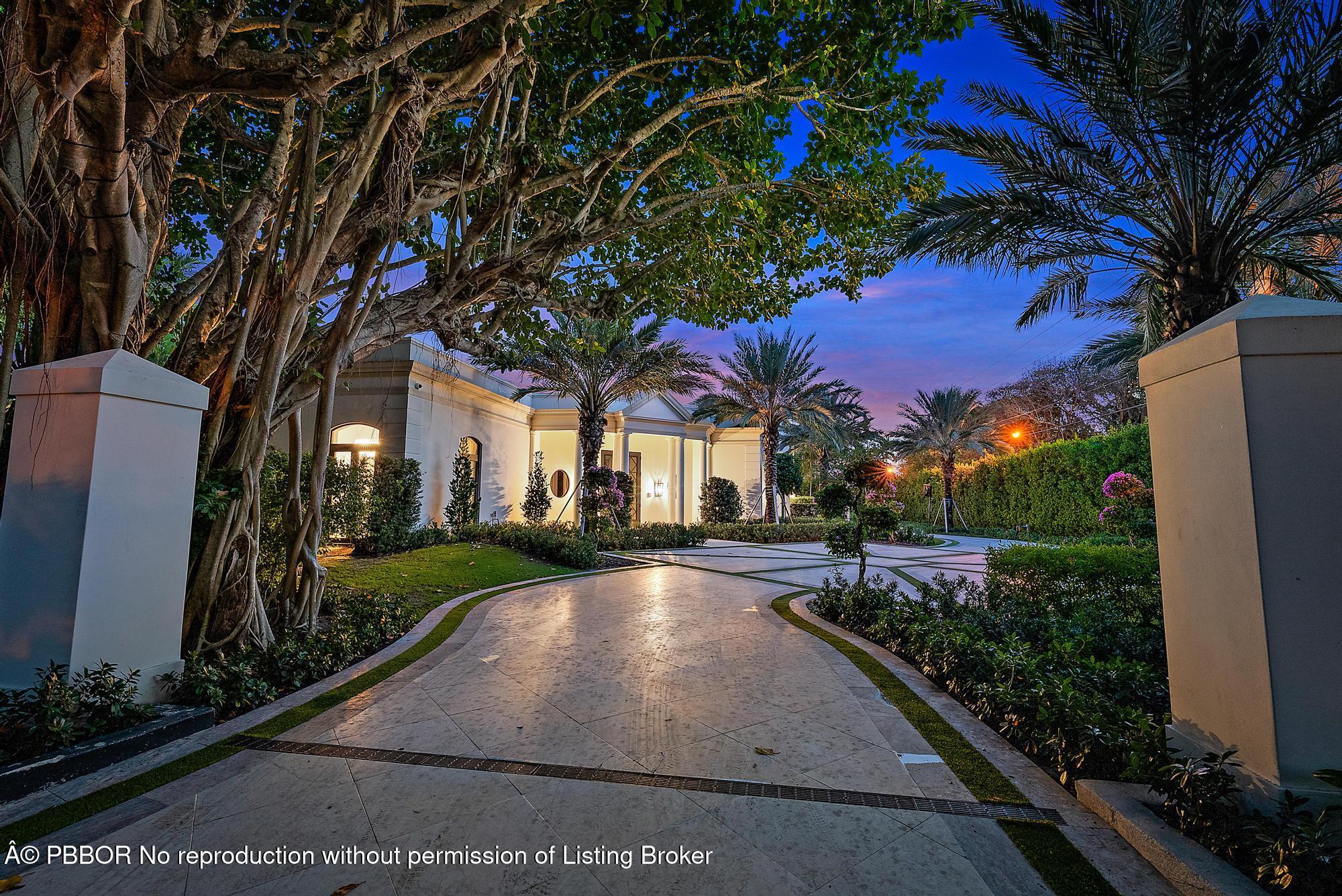 150 El Vedado Road Palm Beach, FL 33480 - Photo 65 of 77 Twilight Exterior