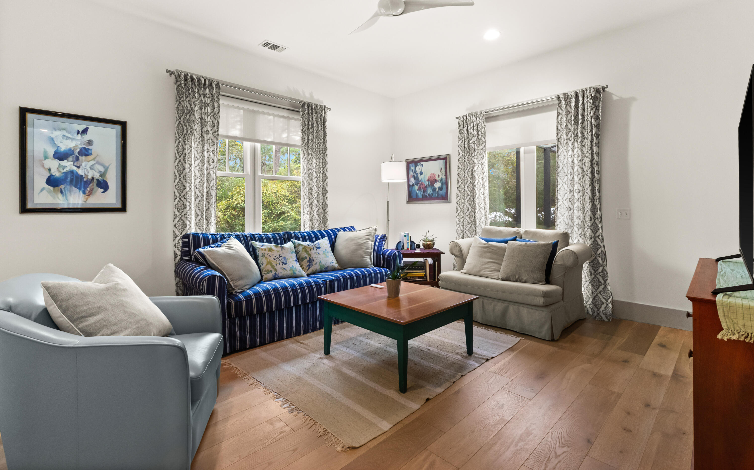 321 Seabreeze Boulevard Seacrest, FL 32461 - Photo 22 of 51 a living room with furniture and a large window