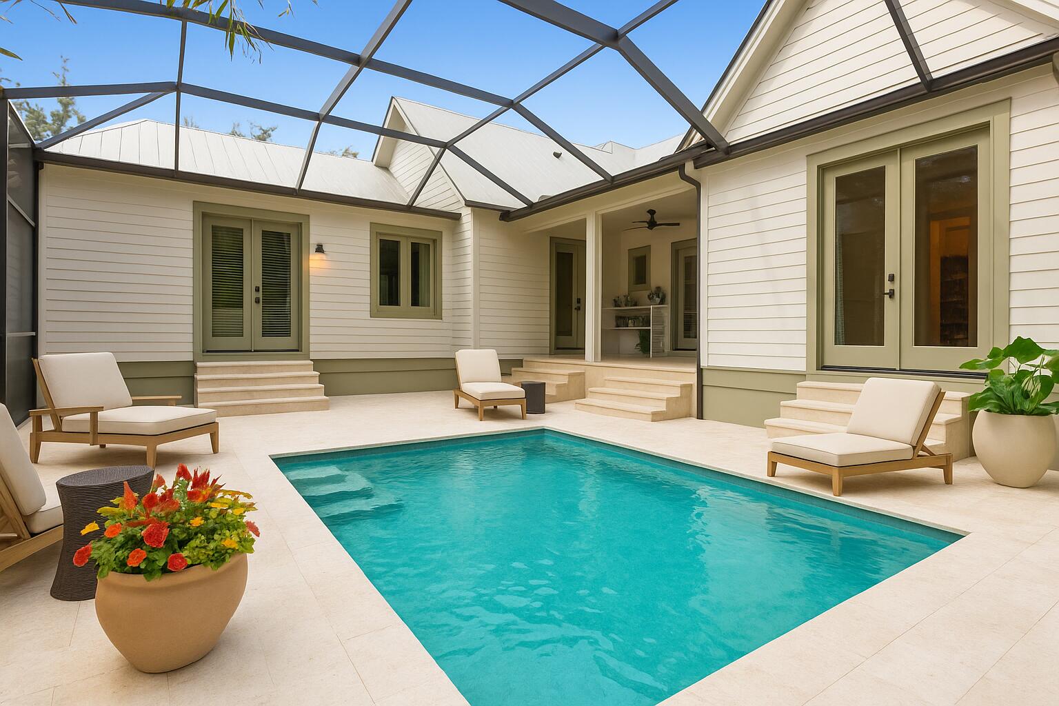 321 Seabreeze Boulevard Seacrest, FL 32461 - Photo 51 of 51 a view of a house with swimming pool