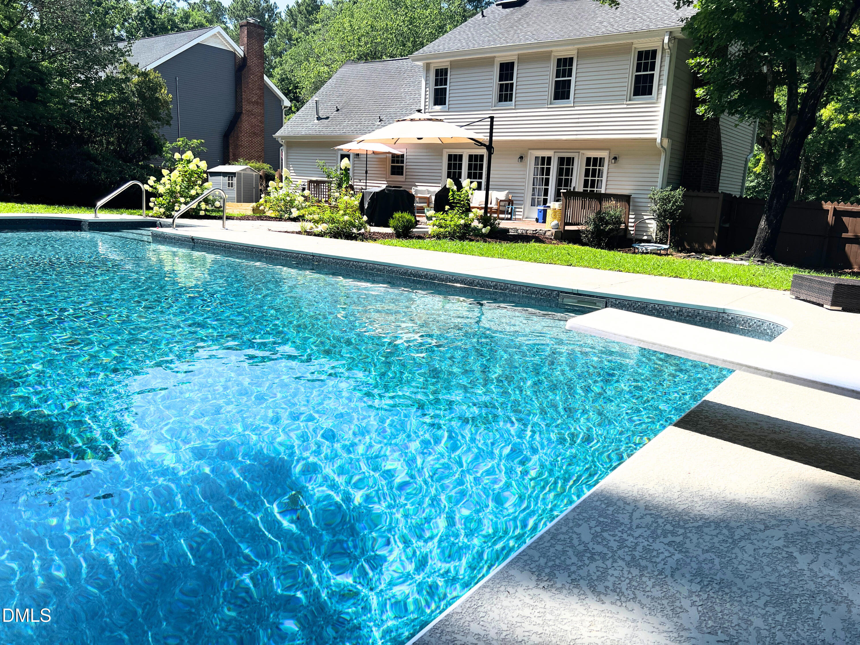 6120 Valley Estates Drive Raleigh, NC 27612 - Photo 2 of 18 Side of Pool