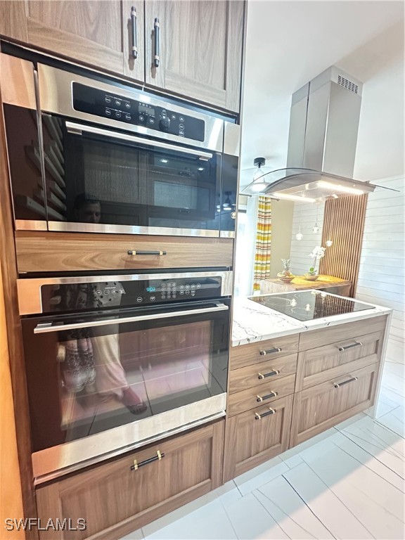 1107 1st Street South, Unit H Jacksonville Beach, FL 32250 - Photo 12 of 43 a stove top oven sitting inside of a kitchen