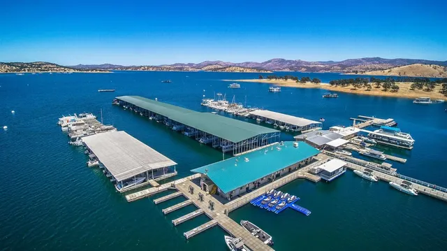 a view of a city with lake view