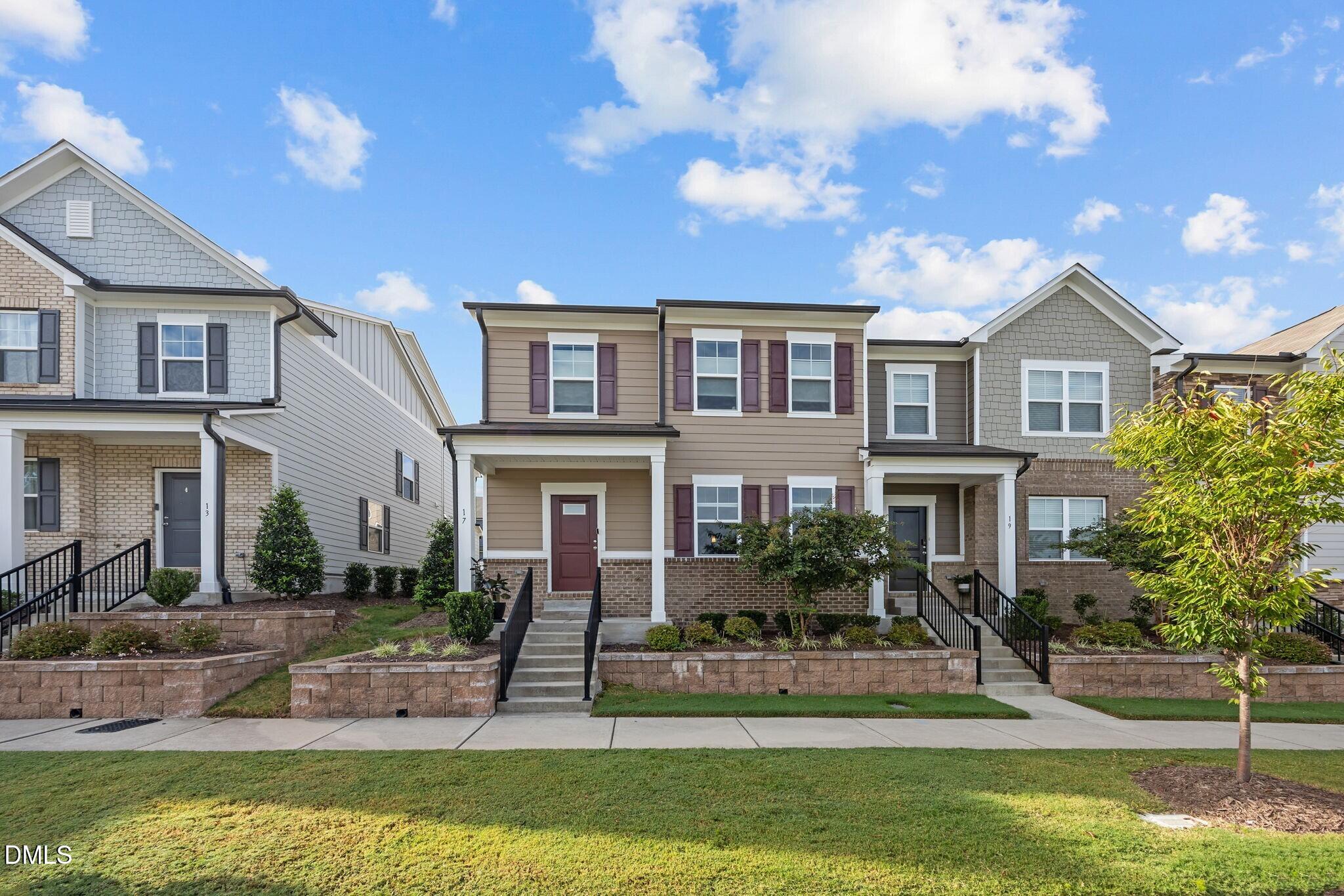 17 Rambler Lane Morrisville, NC 27560 - Photo 2 of 50 a front view of a house with a yard